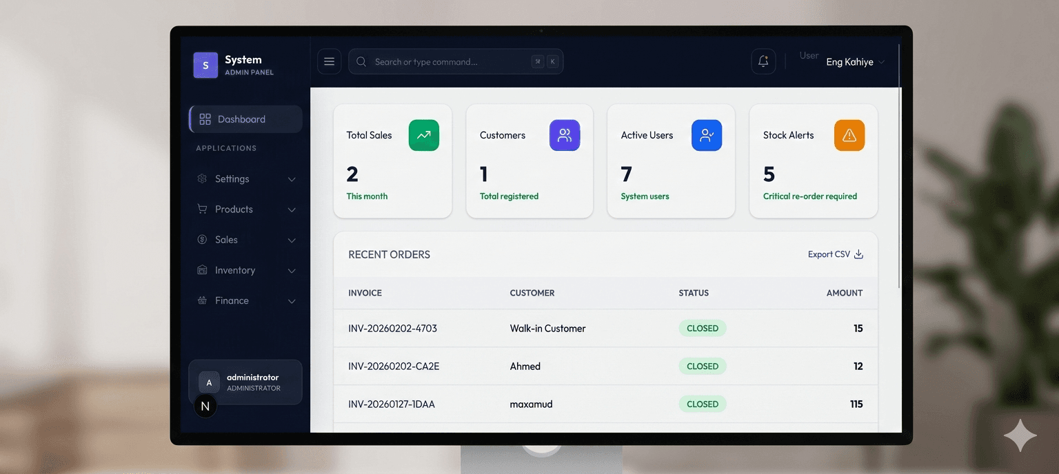 Enterprise Dashboard System